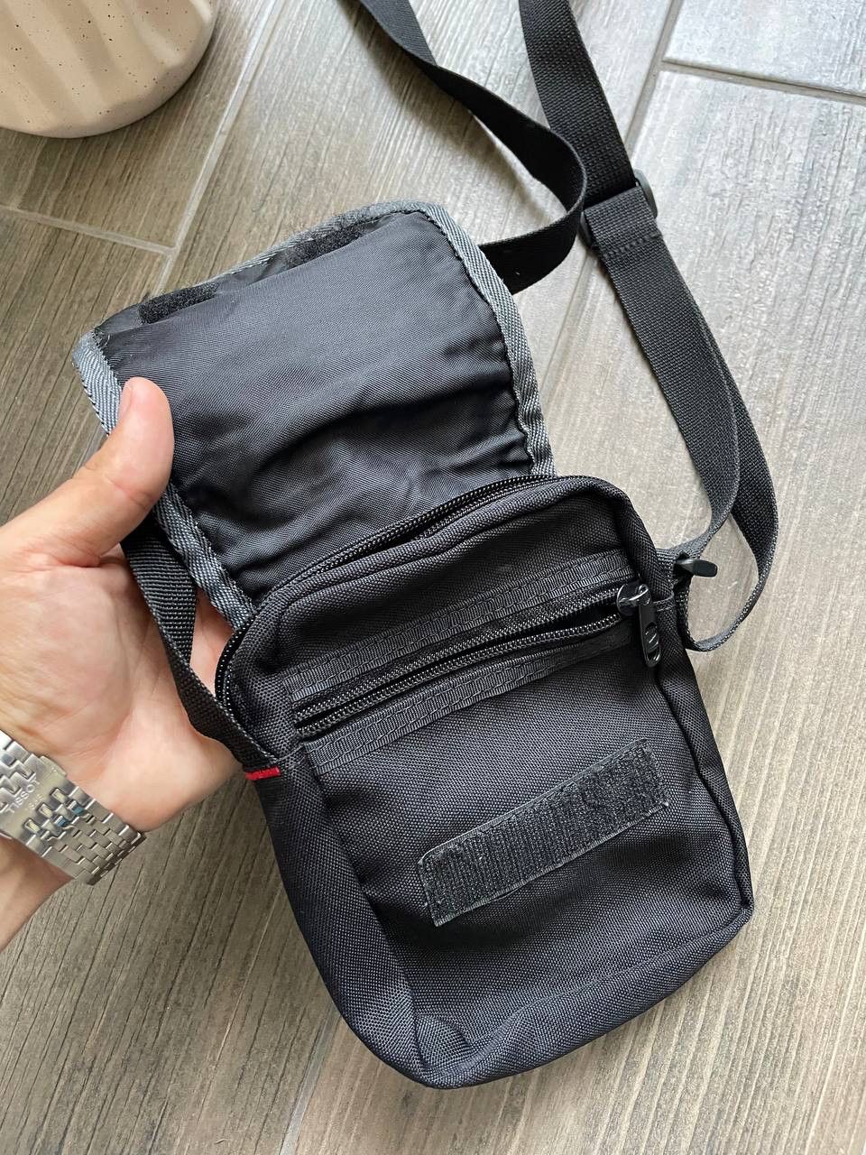 Nike drill rap style messenger bag