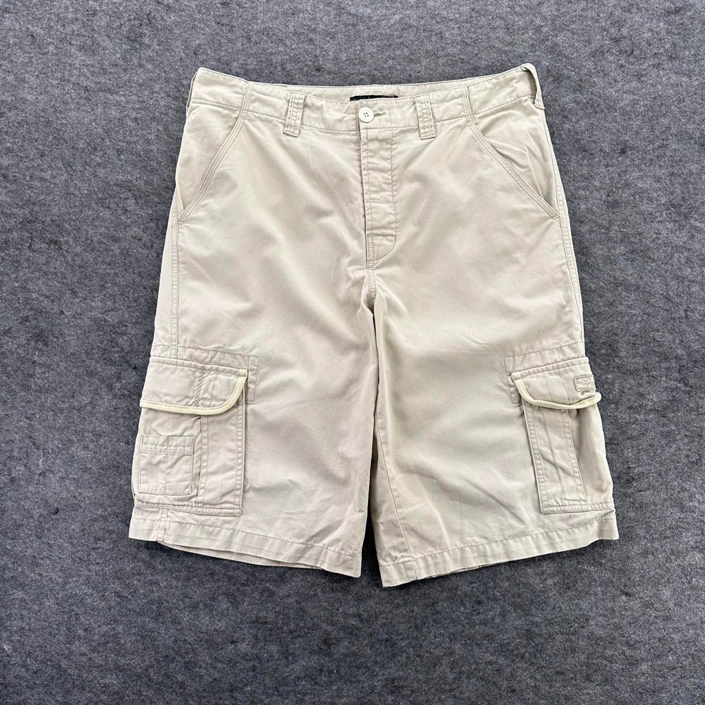 Y2k quiksilver tan cargo shorts