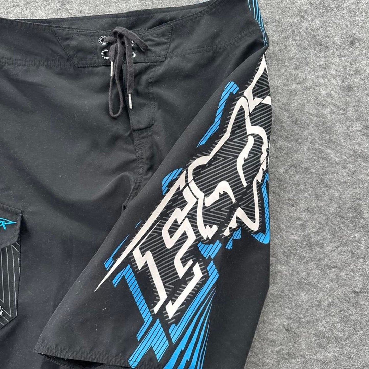Fox racing black board shorts