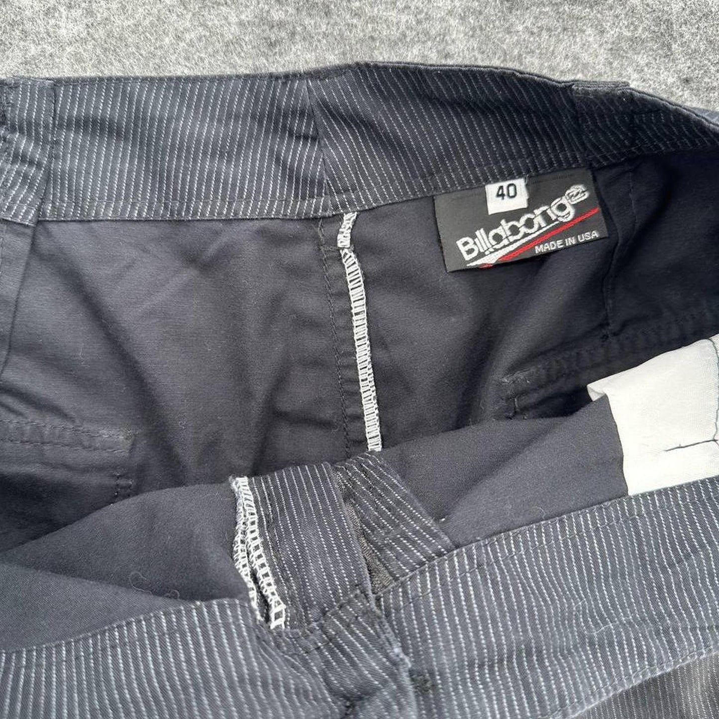 Y2k billabong gray corduroy shorts