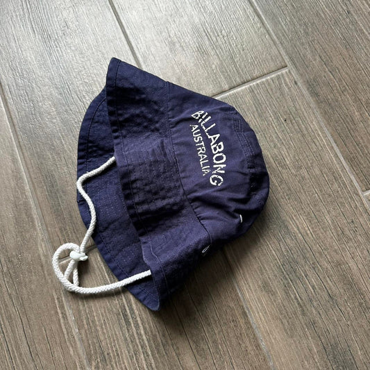 Navy billabong bucket hat