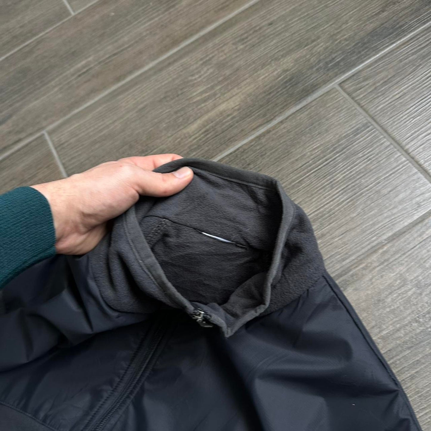 Nike black fleece y2k jacket
