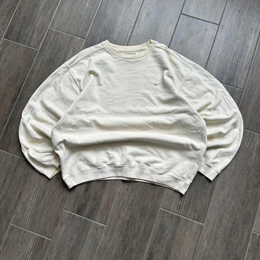 Nike cream y2k baggy vintage