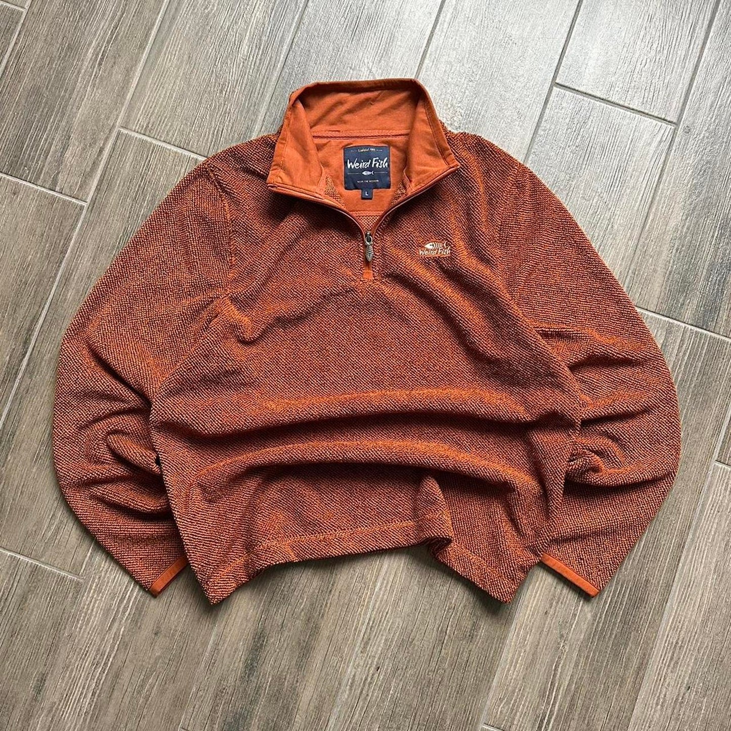 Weird Fish Y2K baggy surf jumper L