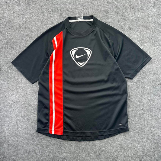 Nike dri fit black t shirt with