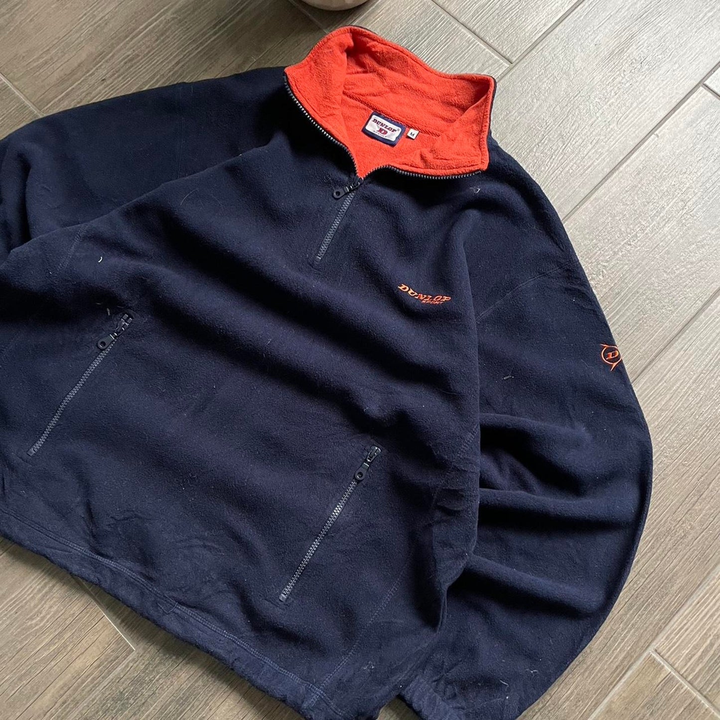 Dunlop gorpcore fleece y2k baggy jumper M-L