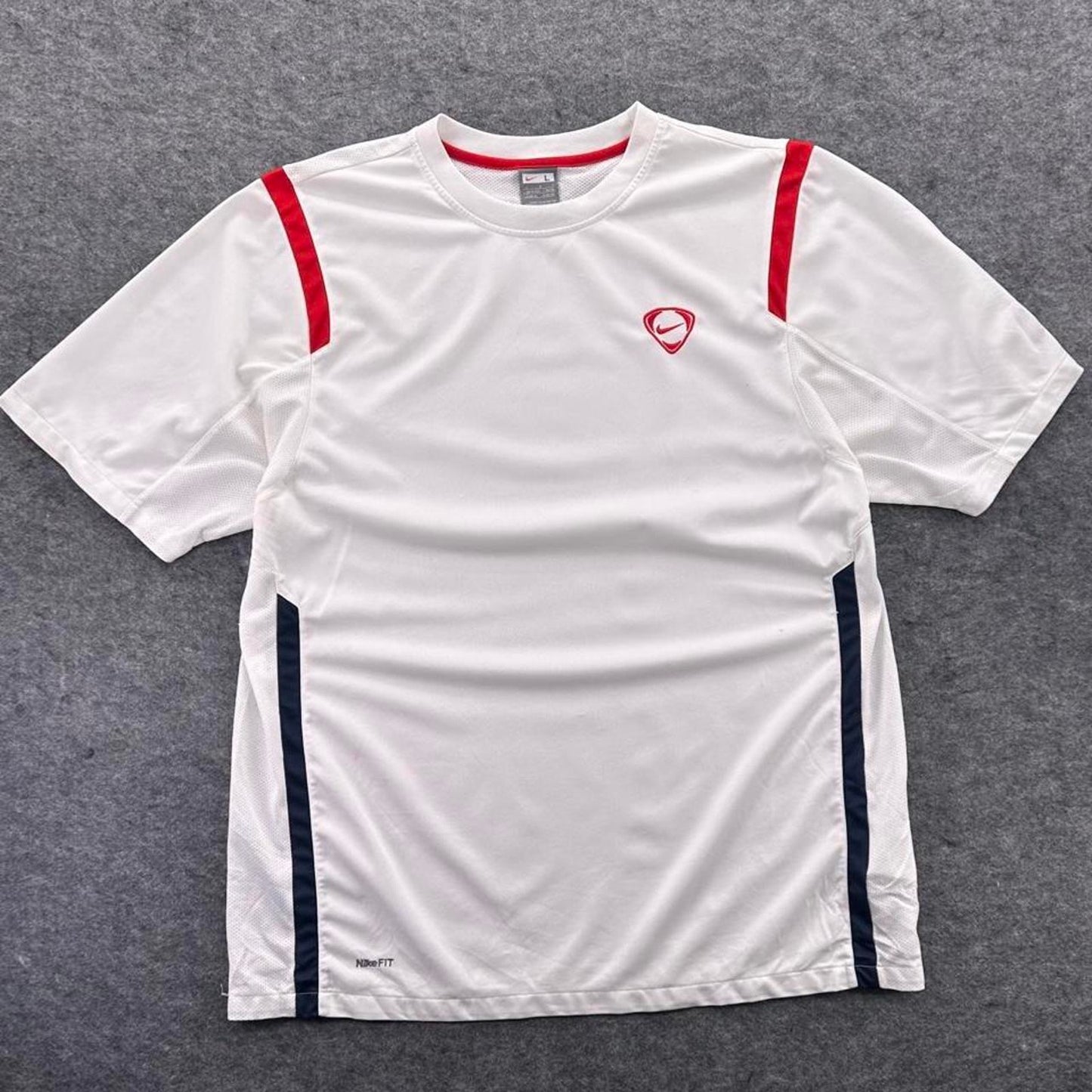 Nike white red sportswear