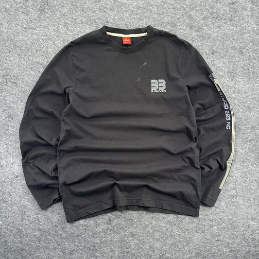 s.Oliver Black Long Sleeve Shirt