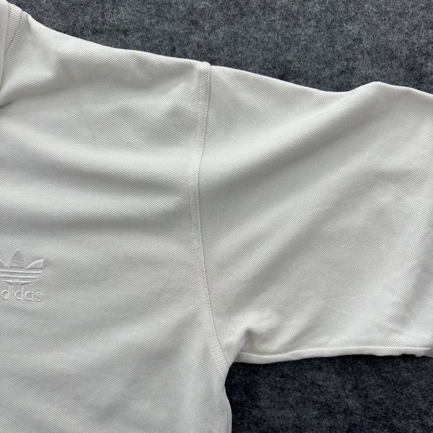 Adidas white polo shirt