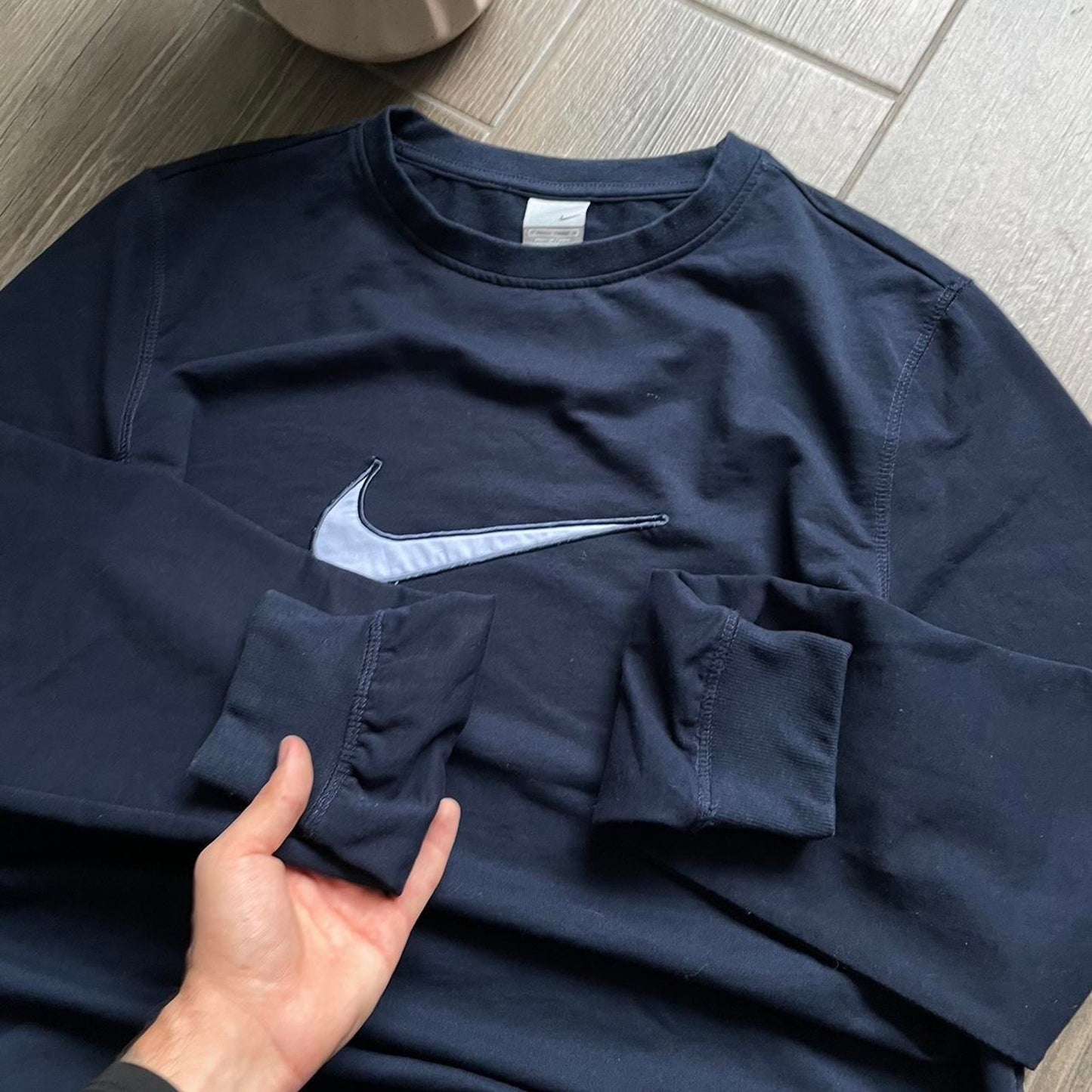 Nike navy vintage Oversized L light sweatshirt