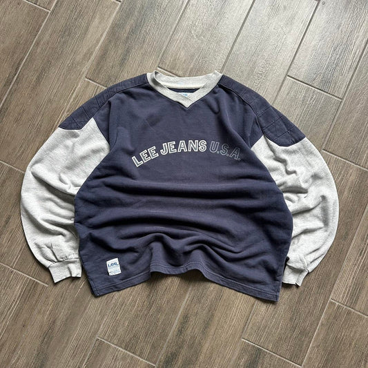 Lee vintage streetwear baggy L sweatshirt