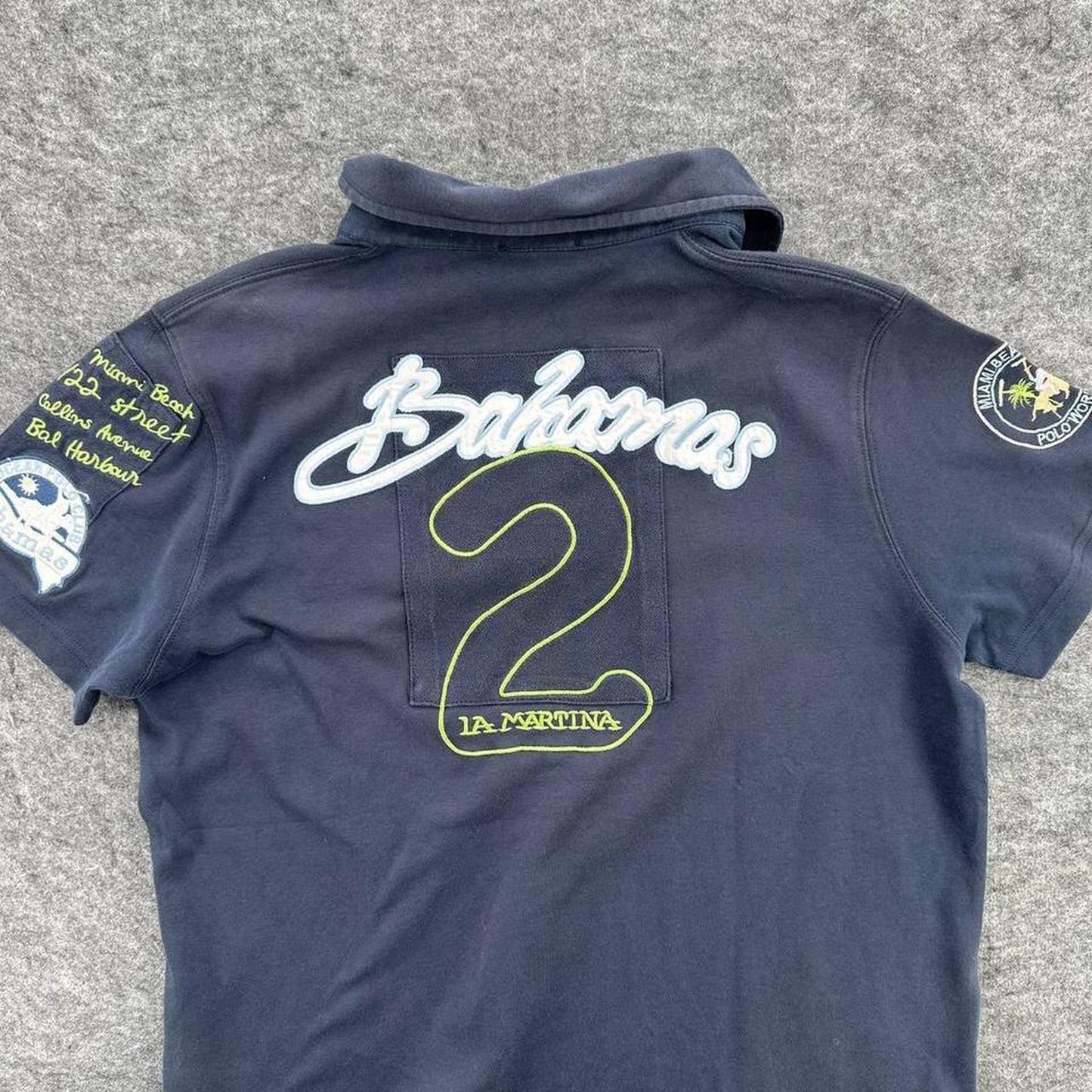 La martina polo shirt navy