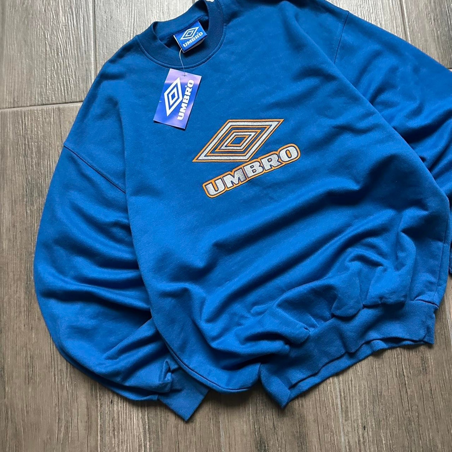 Umbro blue oversized y2k sport S-M sweatshirt