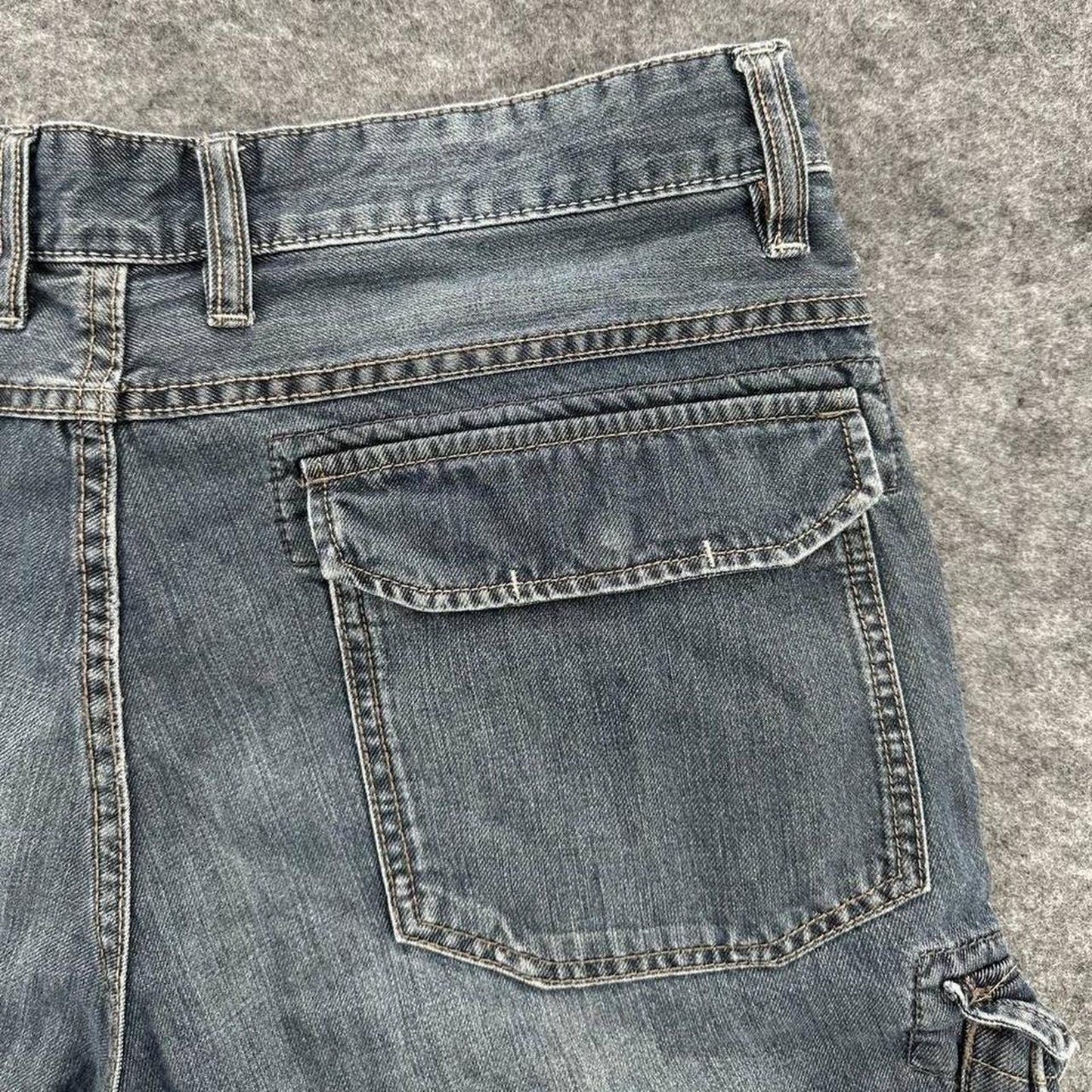 Y2k ca baggy cargo denim