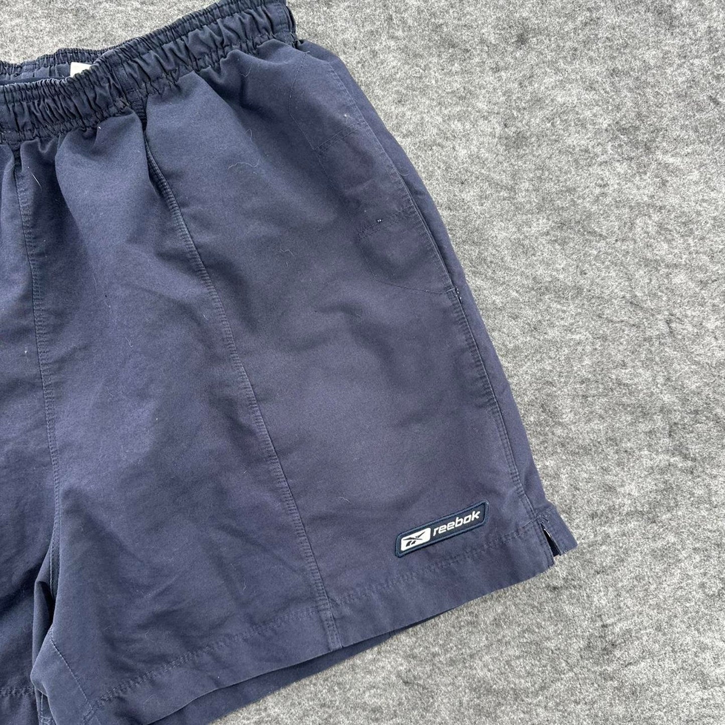 Y2k reebok navy blue shorts