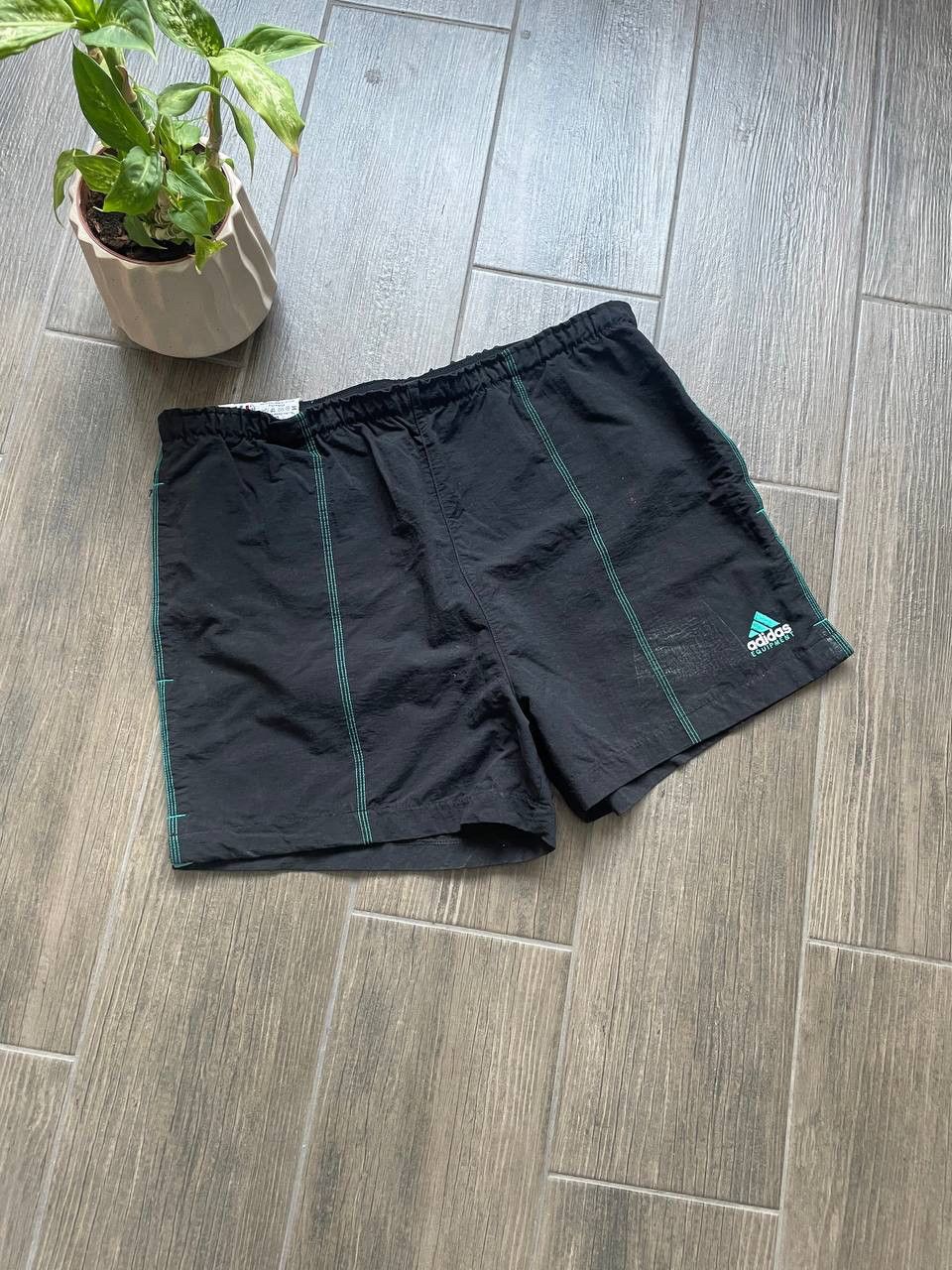 Adidas equipment black nylon summer shorts