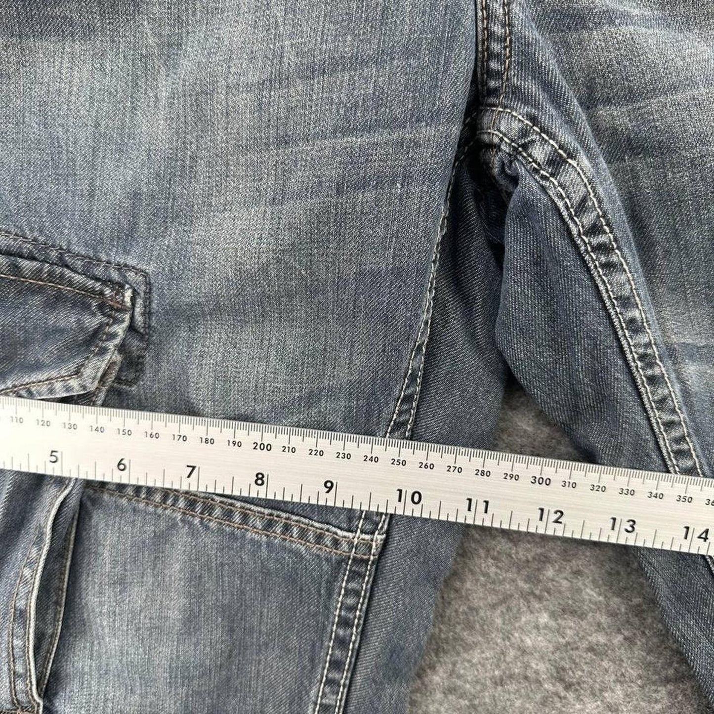 Y2k ca baggy cargo denim