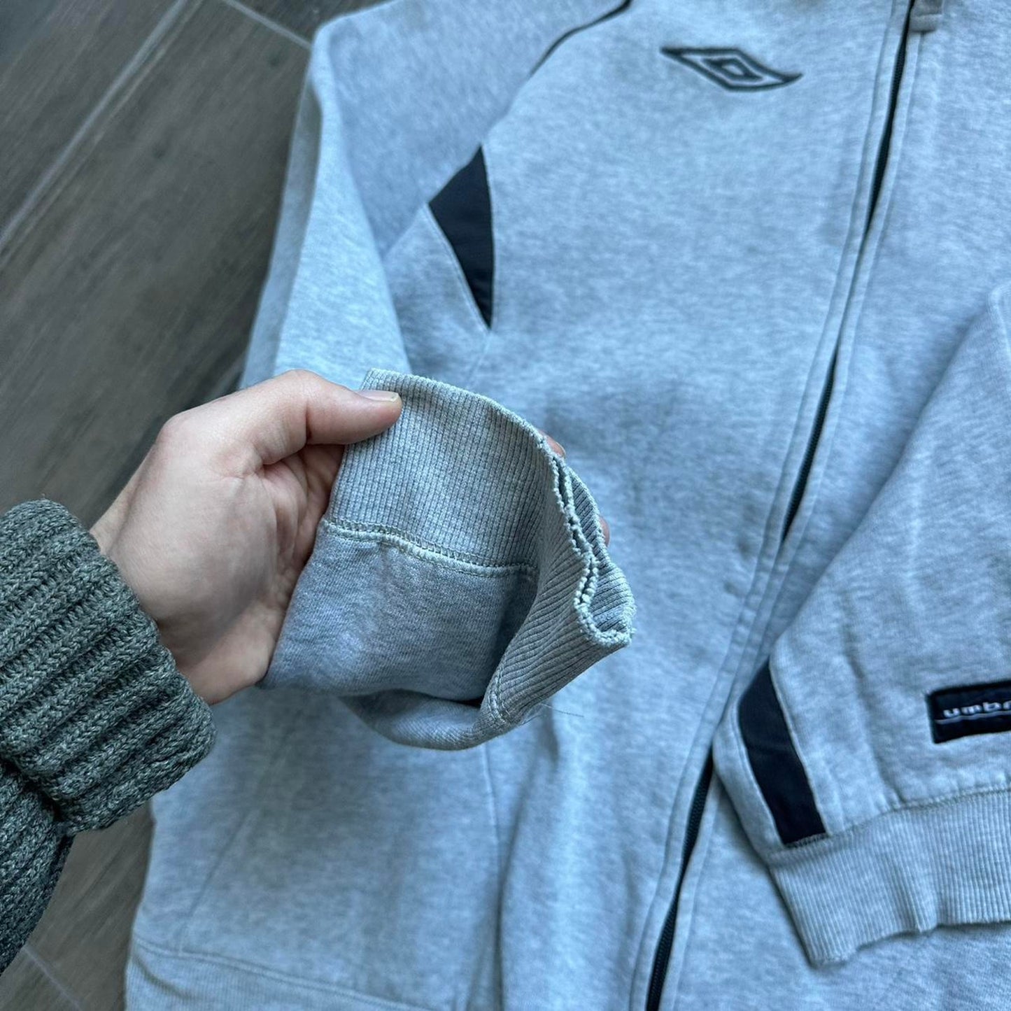 Umbro zip up baggy y2k