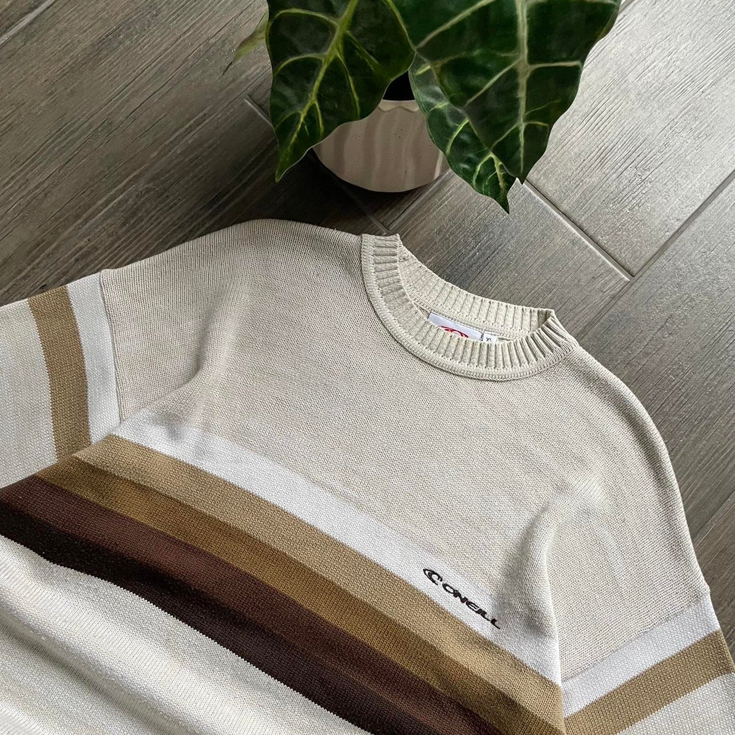 Y2K Oneill beige baggy surf jumper XL