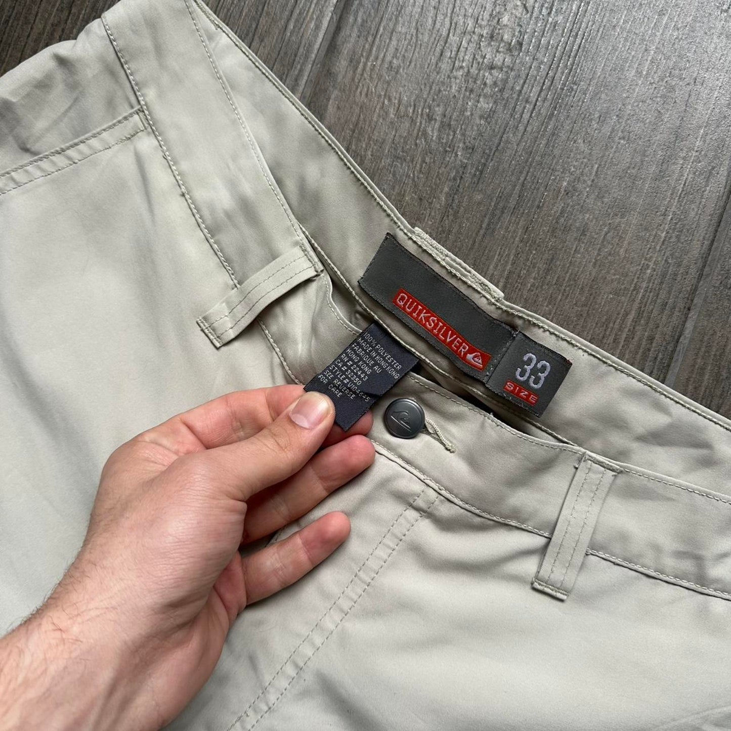 Quiksilver khaki cargo shorts
