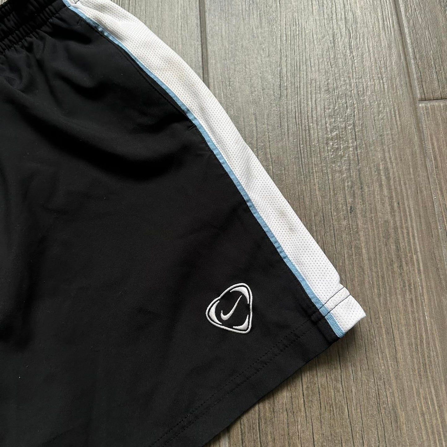 Nike black white shorts