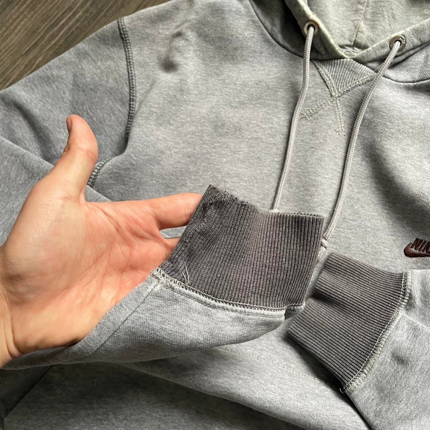 Nike grey vintage Oversized M cotton hoodie