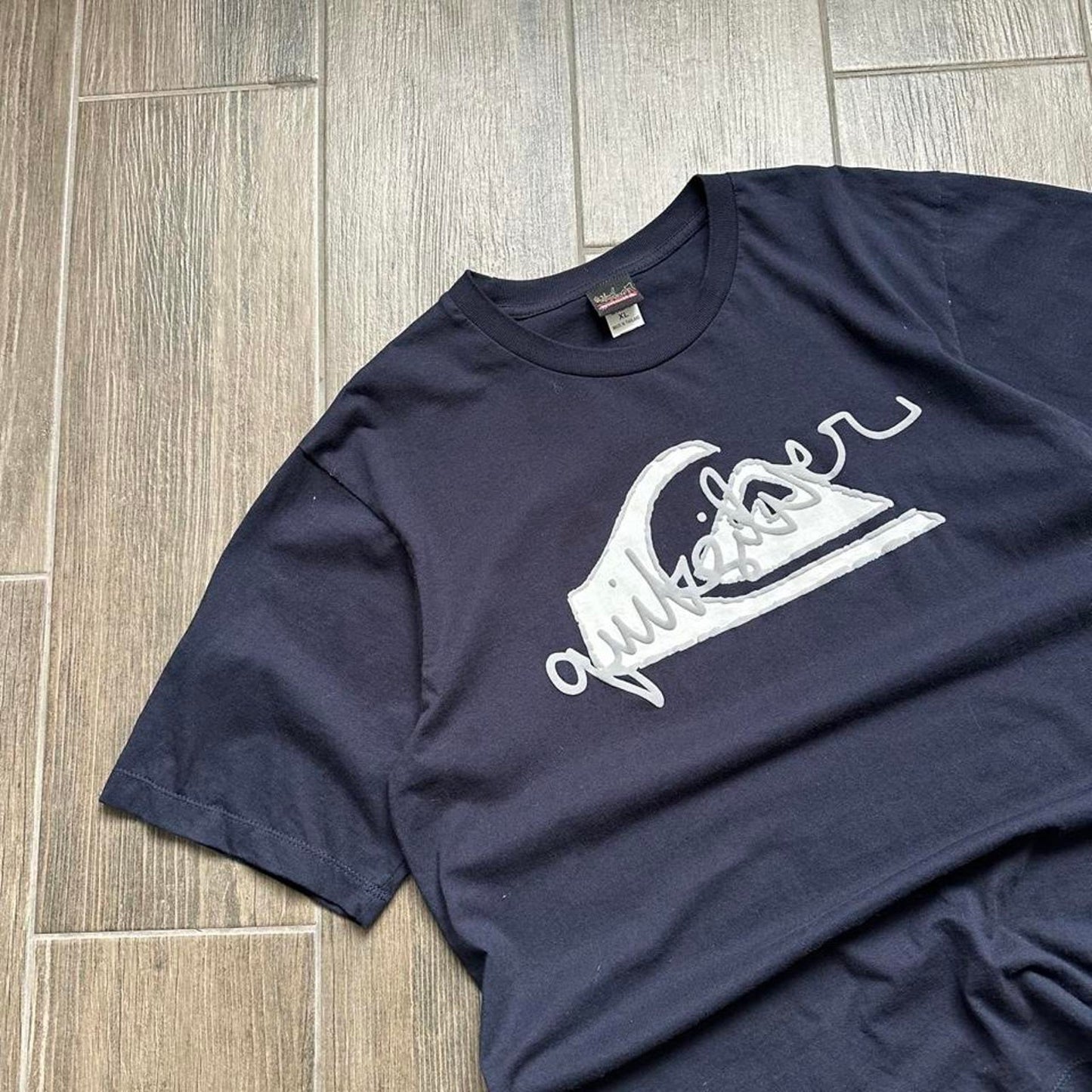 Quiksilver navy blue surf tee