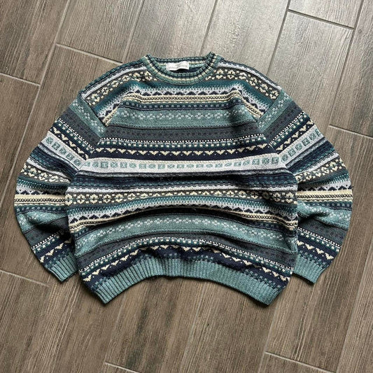 Y2k vintage grandpacore L sweater