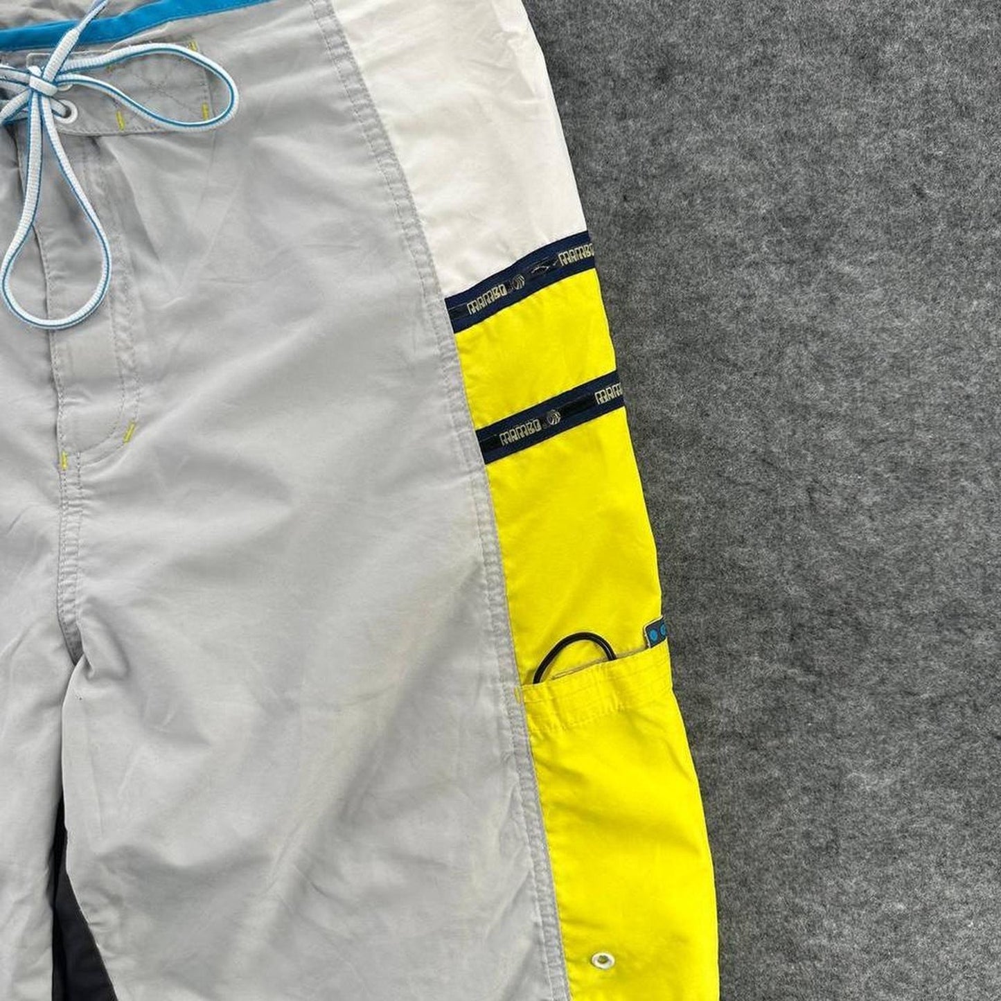 Mambo y2k board shorts gray