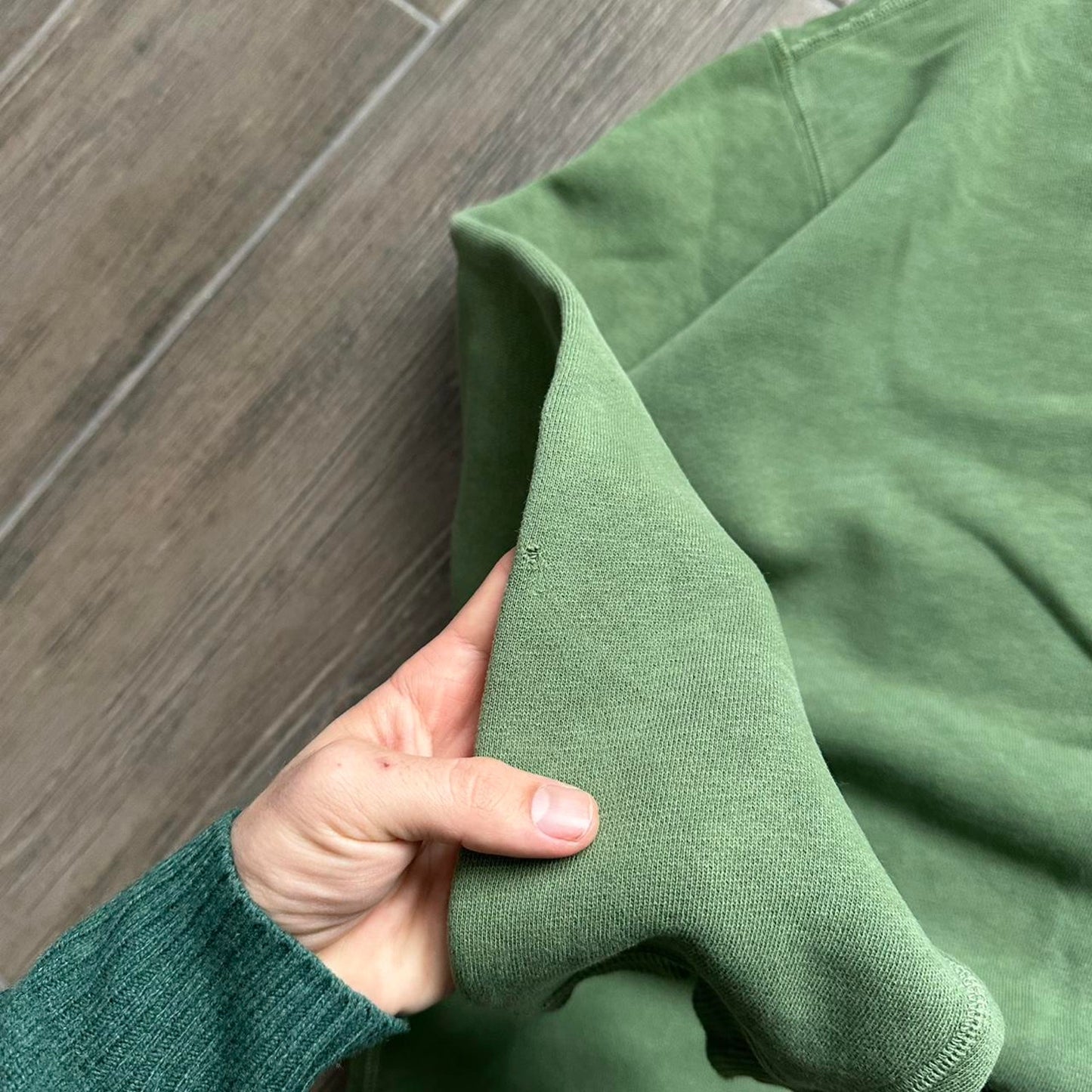 Polo Ralph Lauren green v neck sweatshirt