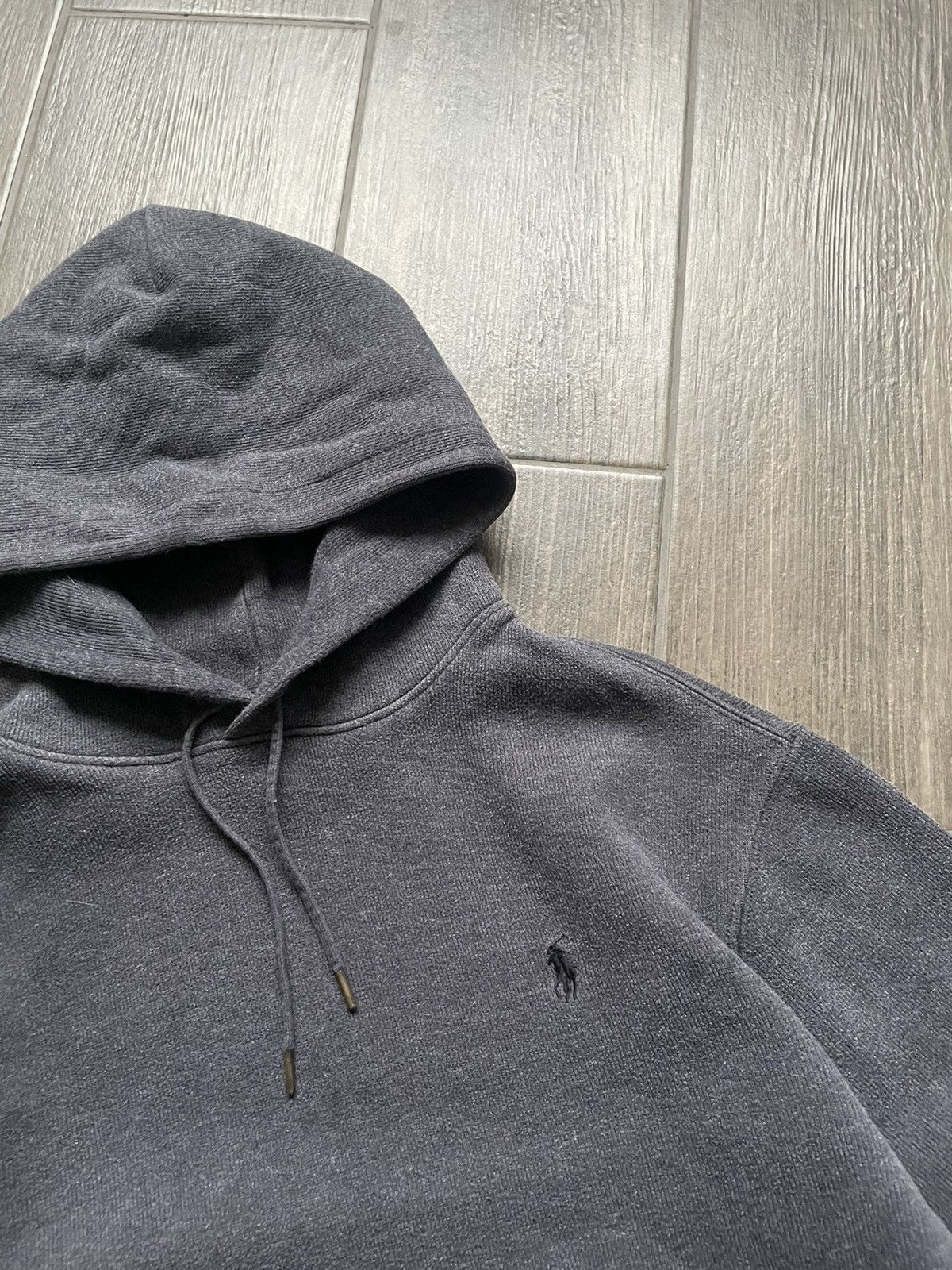 Polo Ralph Lauren grey baggy vintage hoodie