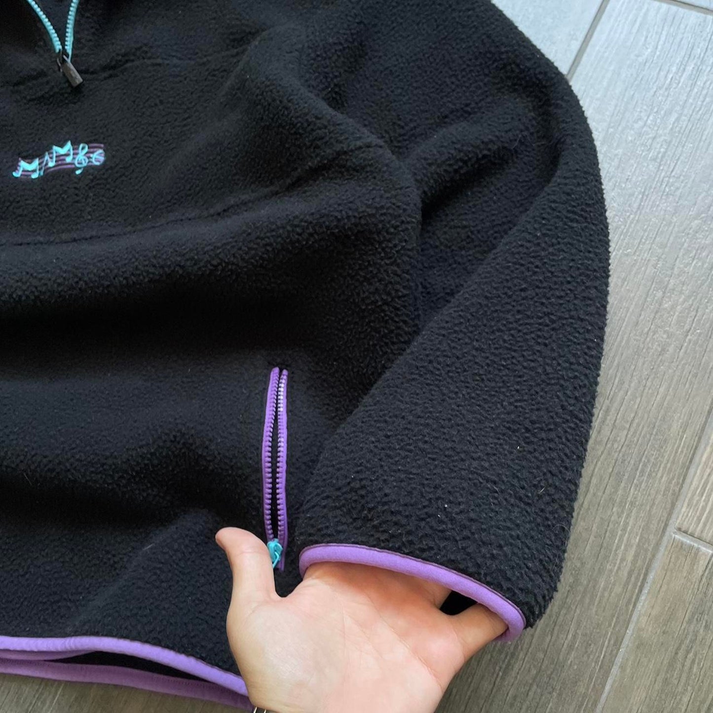 Mambo fleece y2k baggy surf jumper