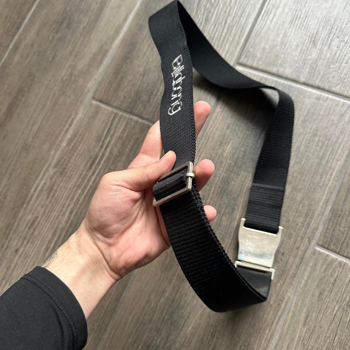 Billabong black belt with silver