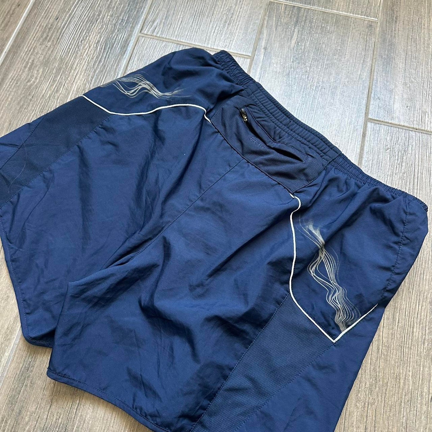 Nike navy blue running shorts