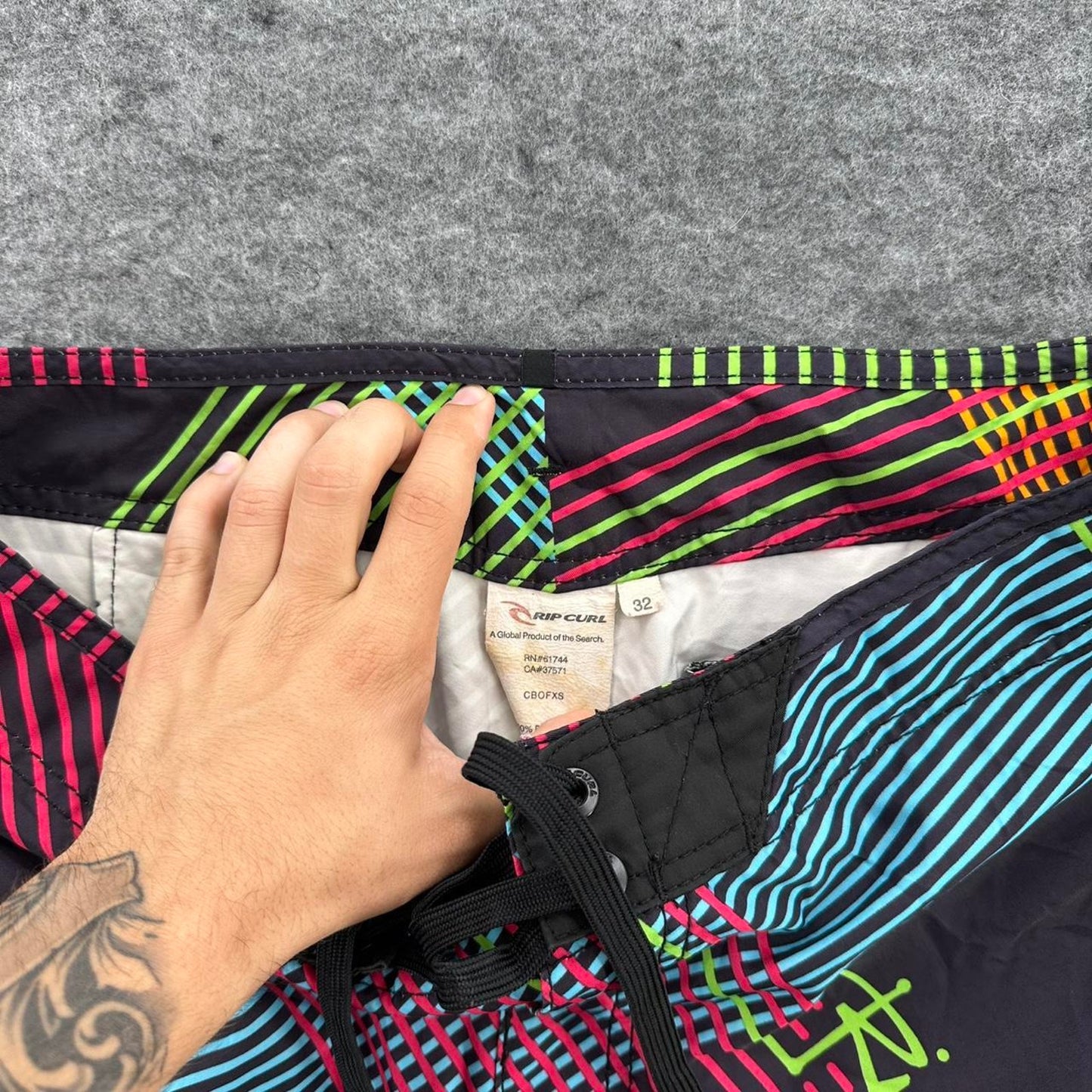 Rip curl multicoloured board shorts