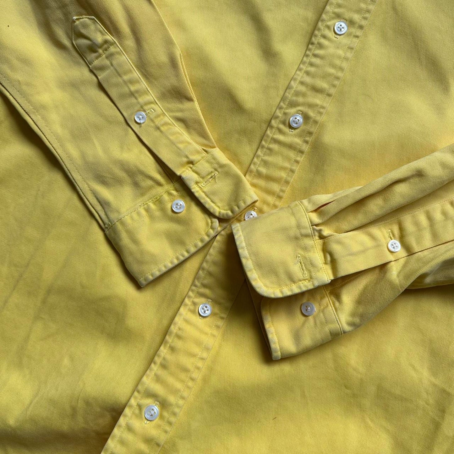 Polo ralph lauren yellow button