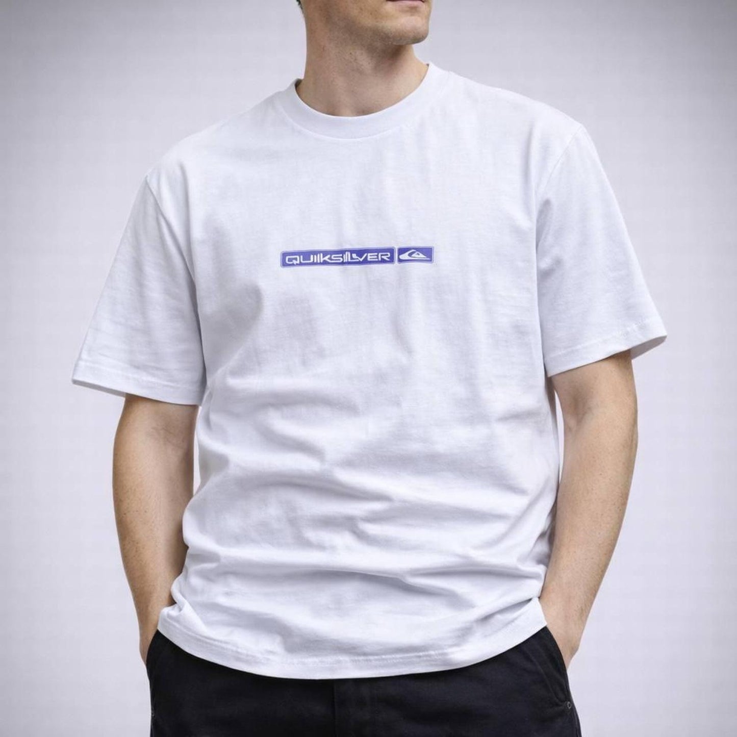 Quiksilver y2k white surf tee