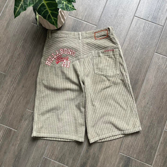 Billabong corduroy baggy shorts