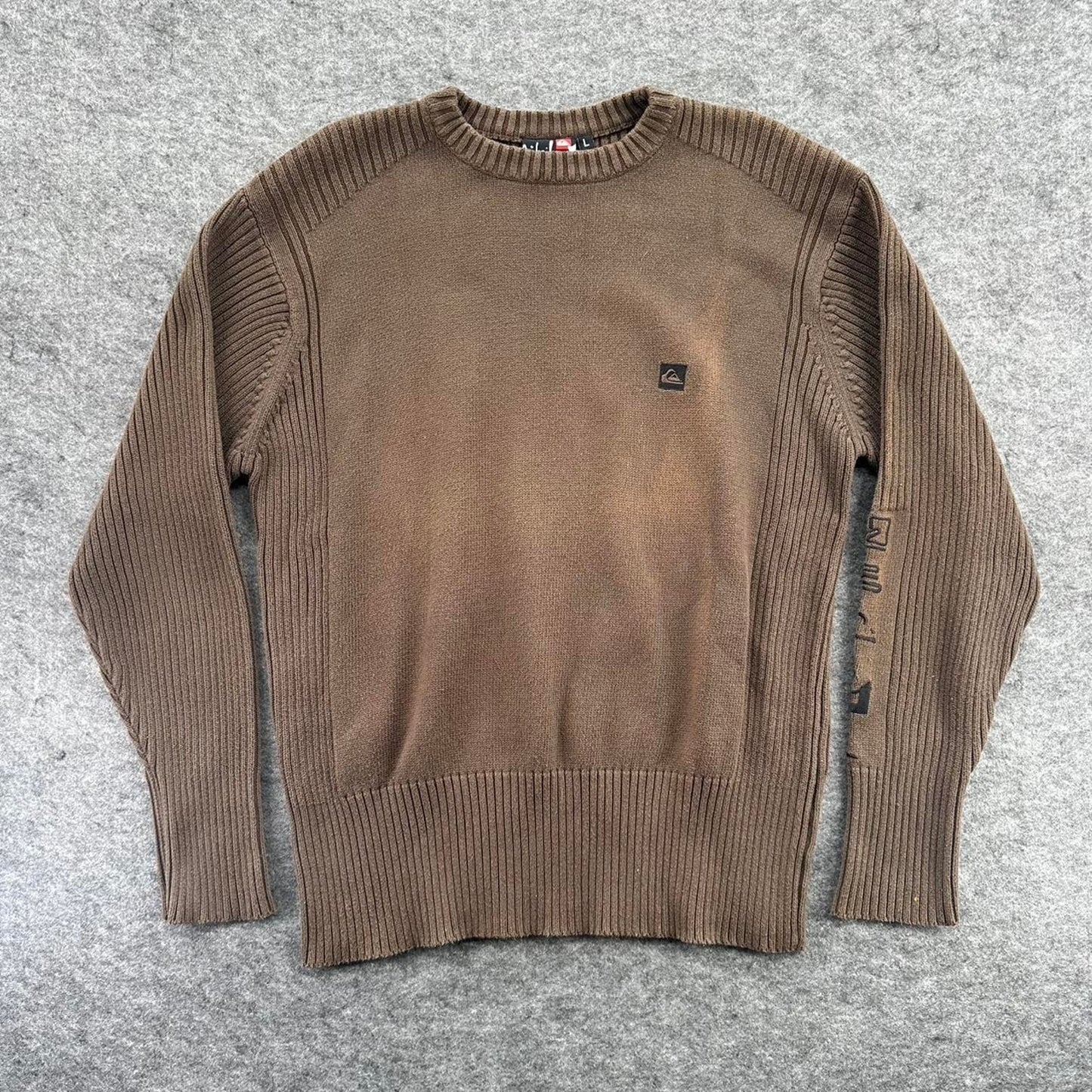 Quiksilver knitted brown sweater