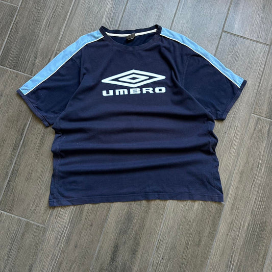 Umbro navy blue cotton t-shirt