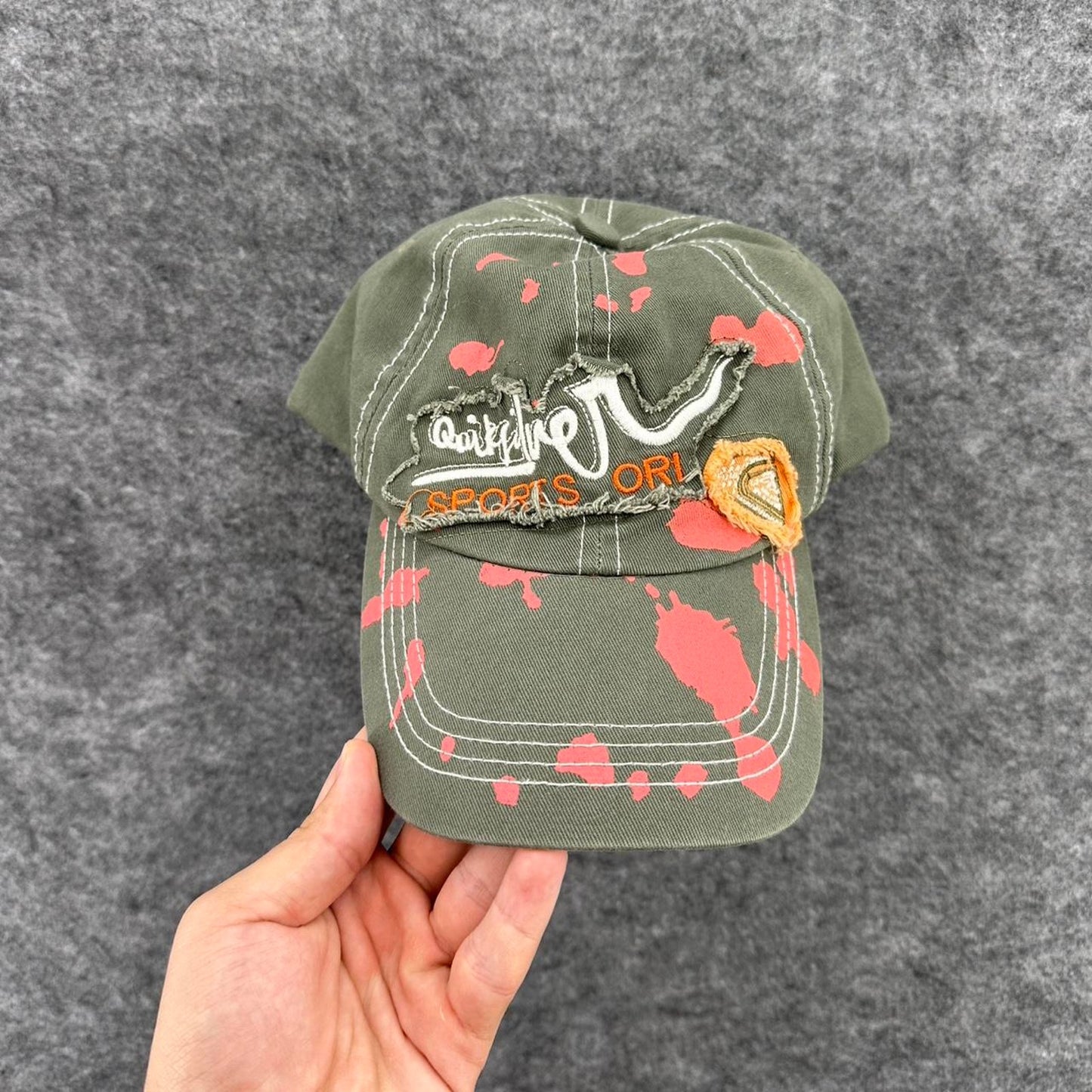Y2k quiksilver surfing cotton cap