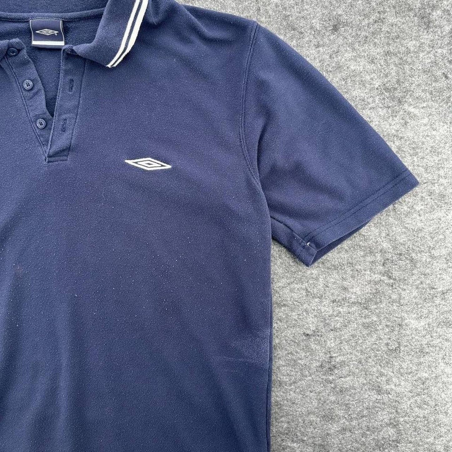 Umbro navy blue polo shirt