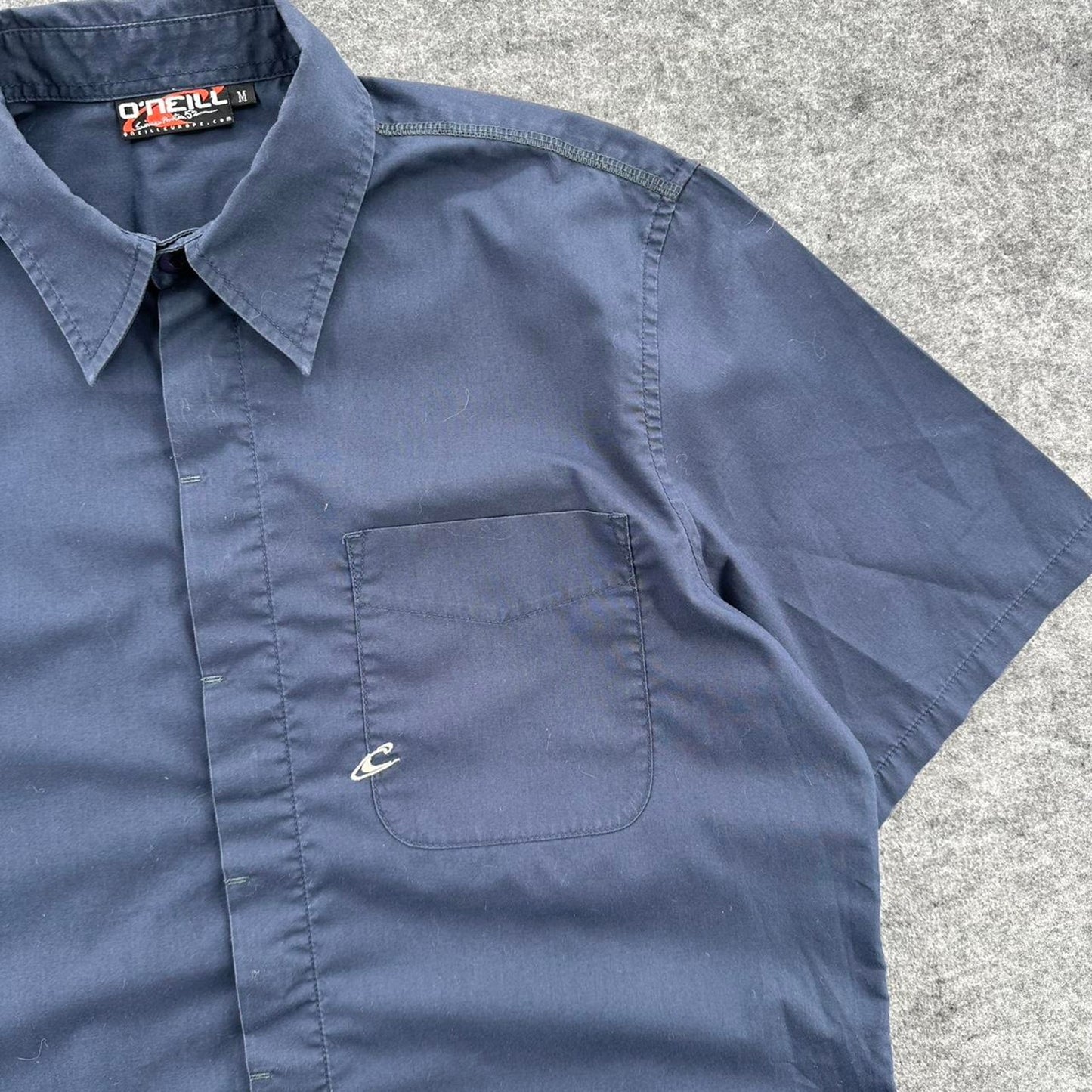 Oneill navy button up shirt