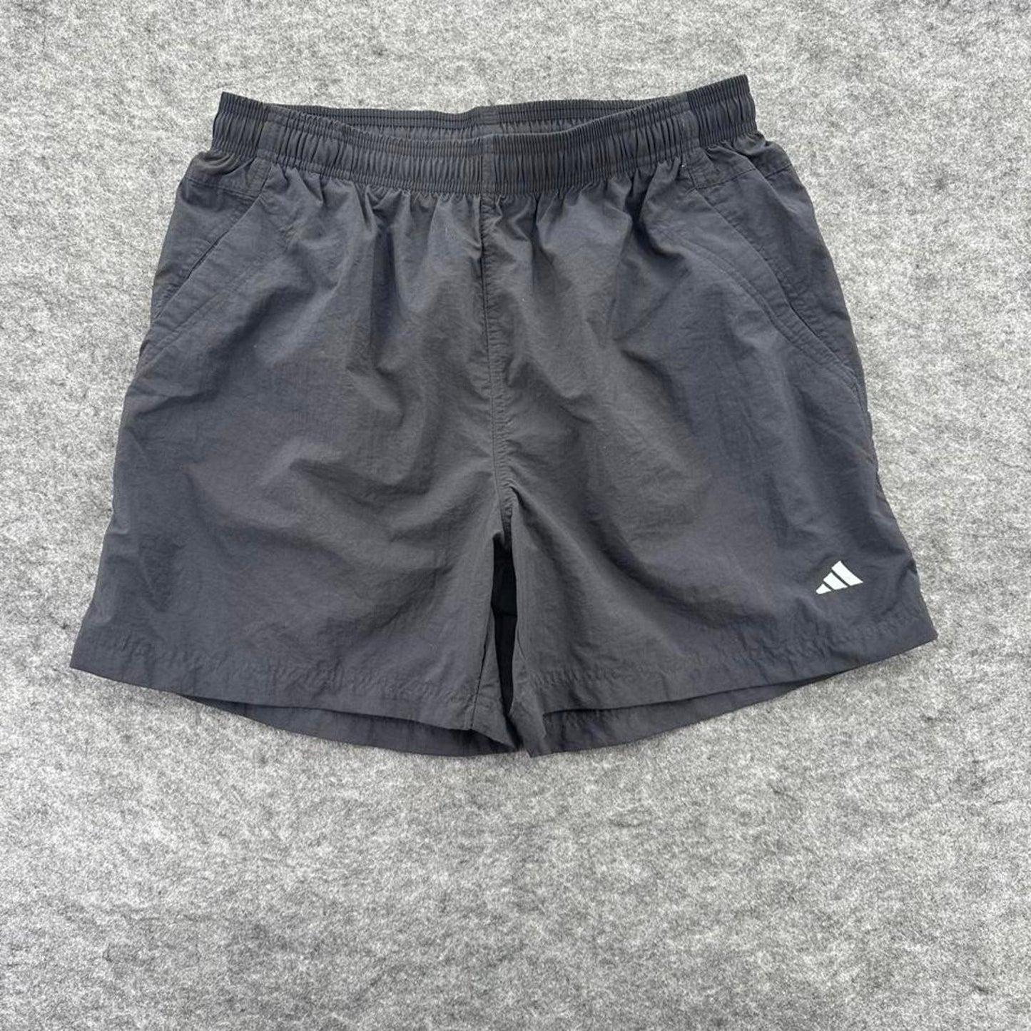 Adidas black y2k shorts