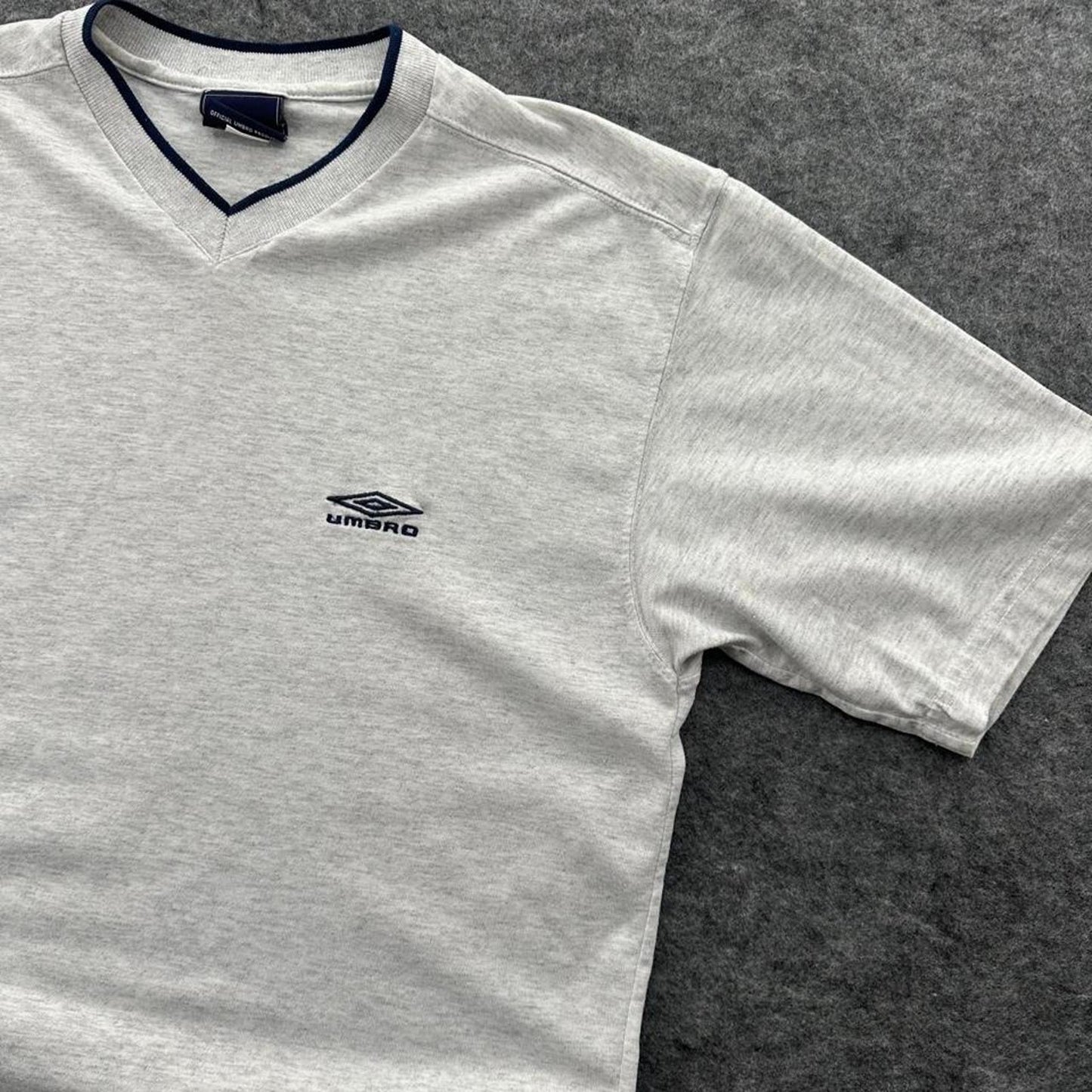 Umbro grey v neck t shirt