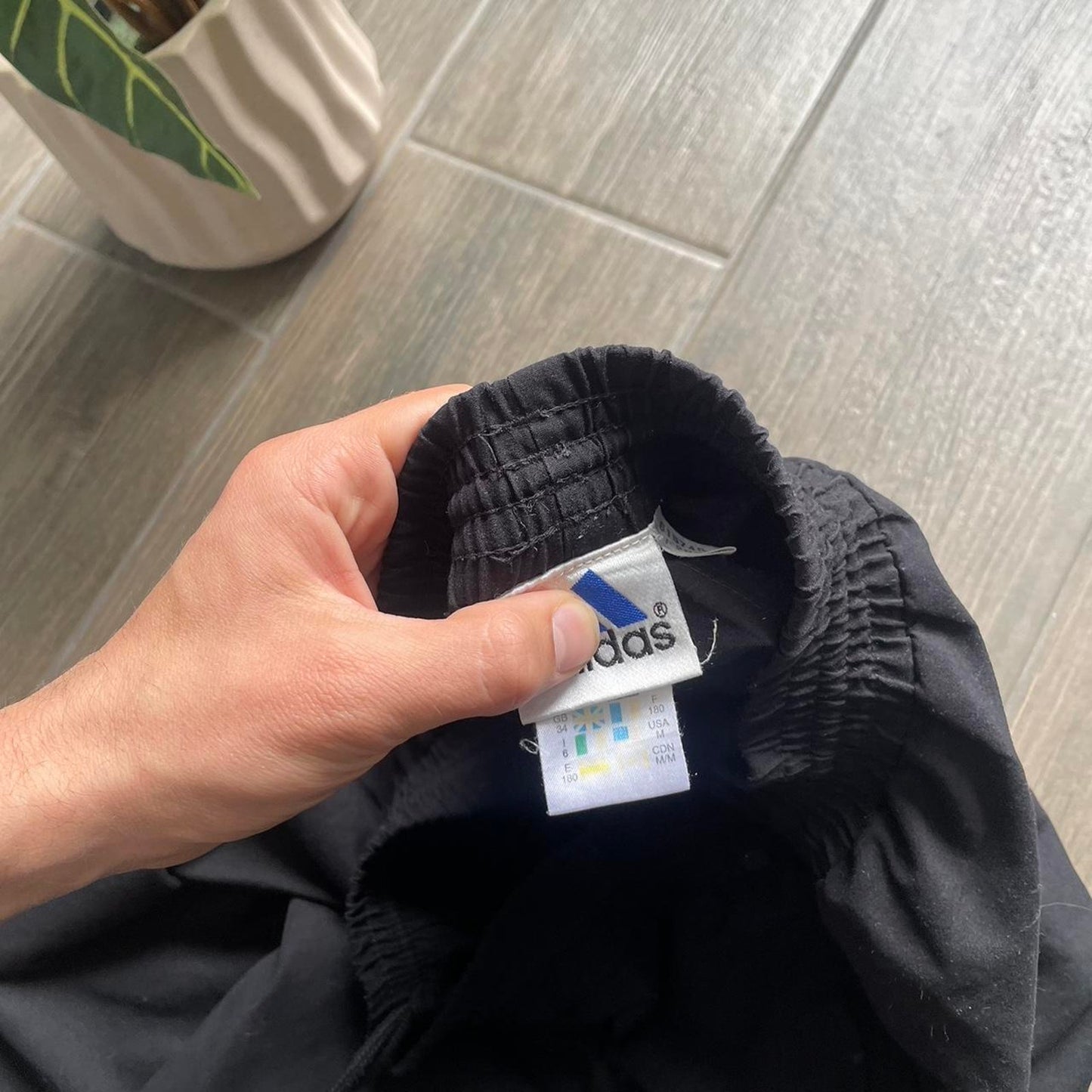 Adidas track baggy nylon y2k drill pants