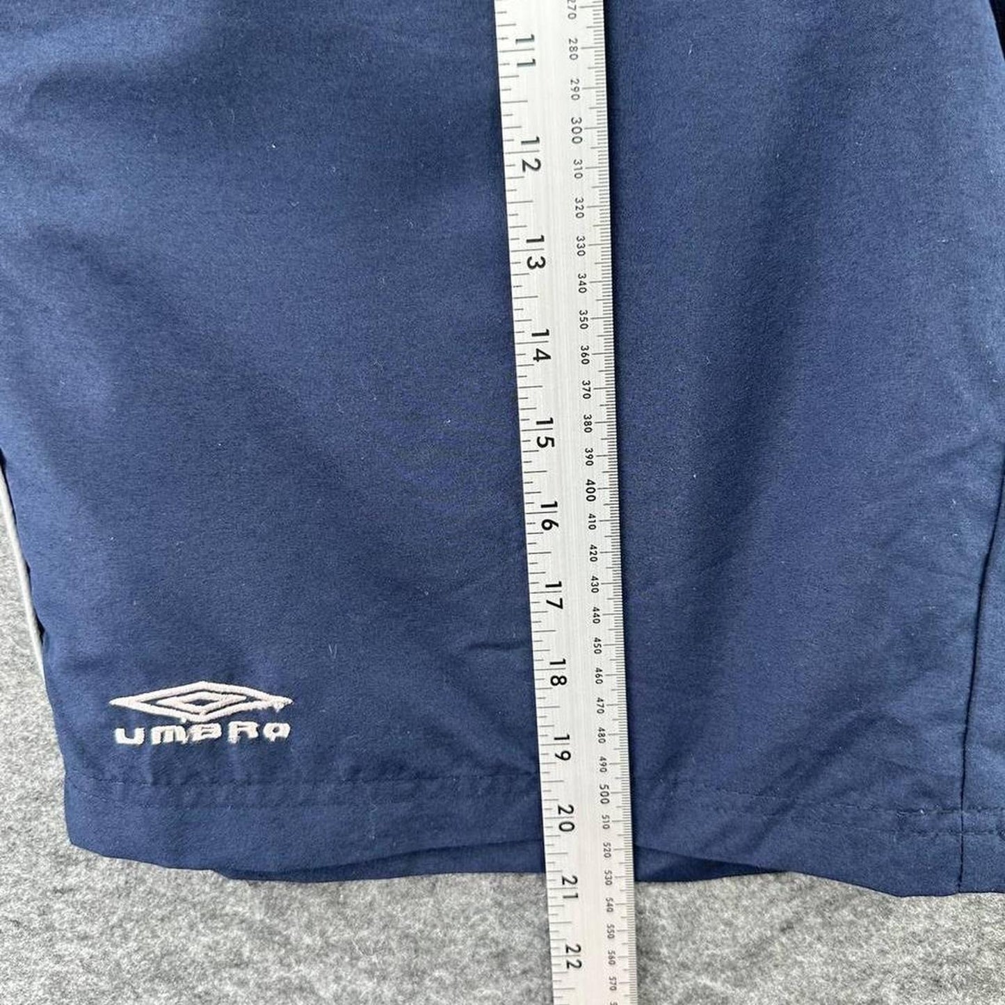 Umbro navy blue shorts with