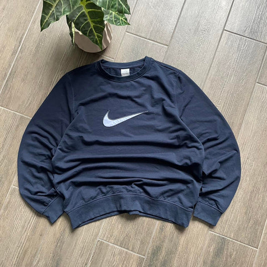 Nike navy vintage Oversized L light sweatshirt