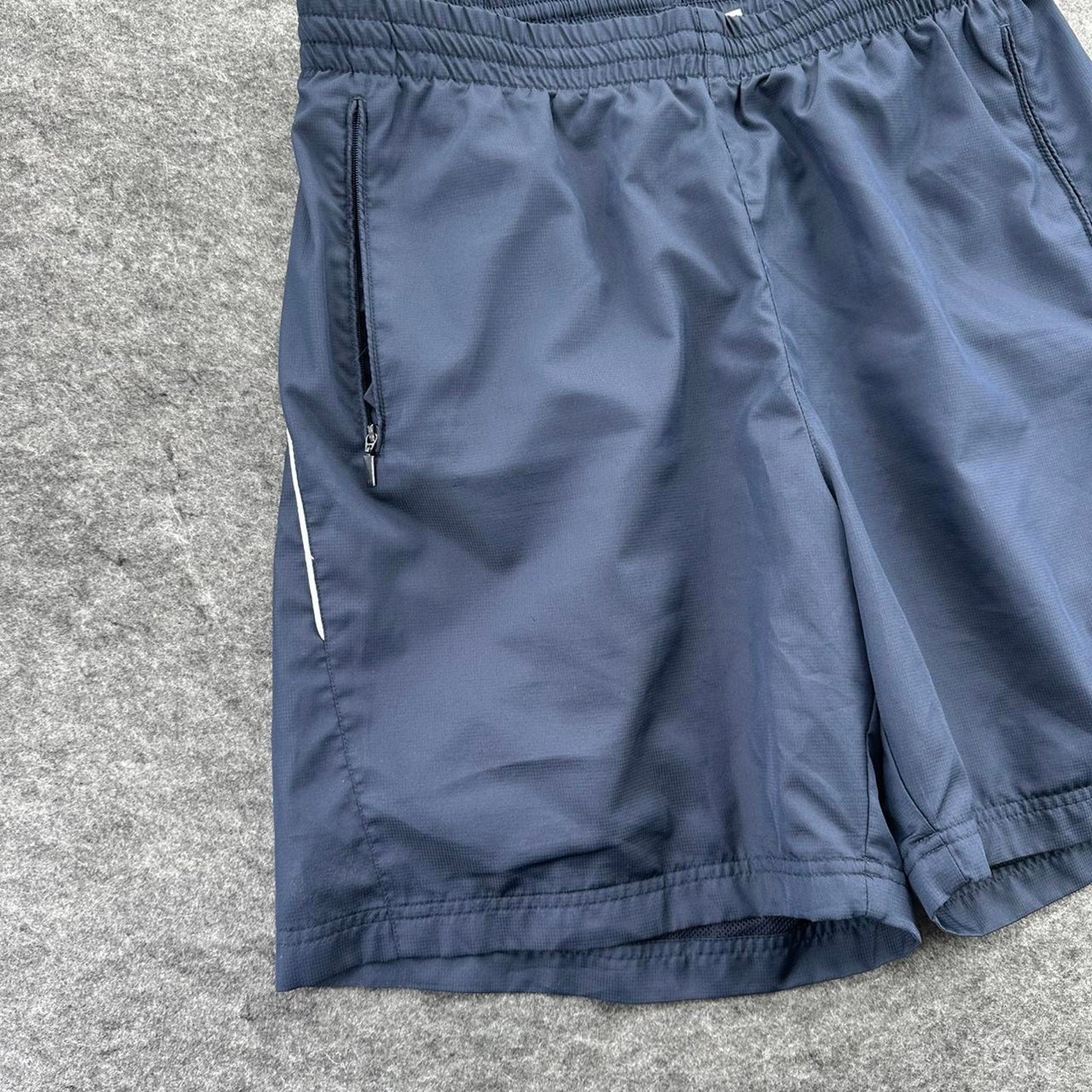 Adidas navy blue shorts with