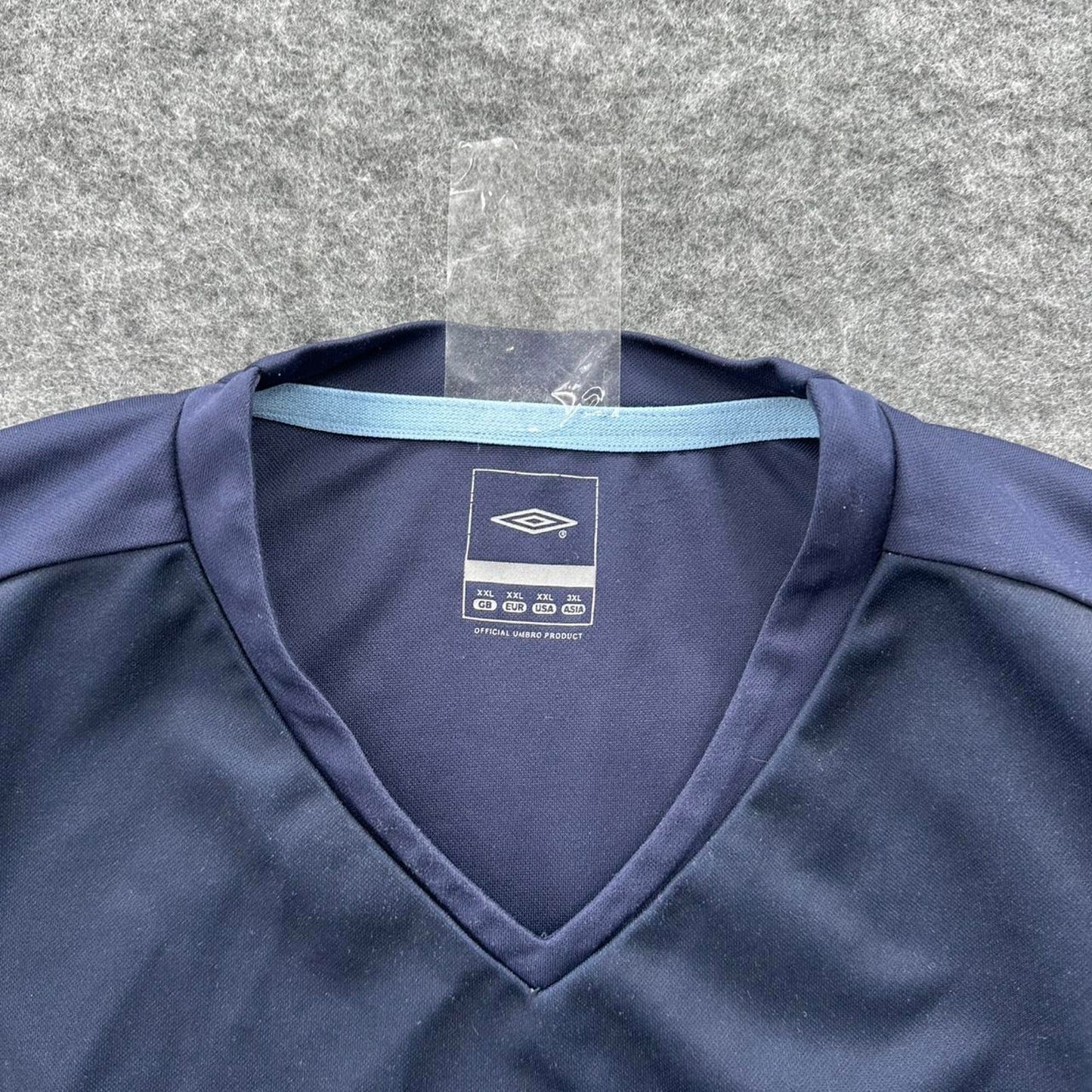 Umbro navy blue jersey with